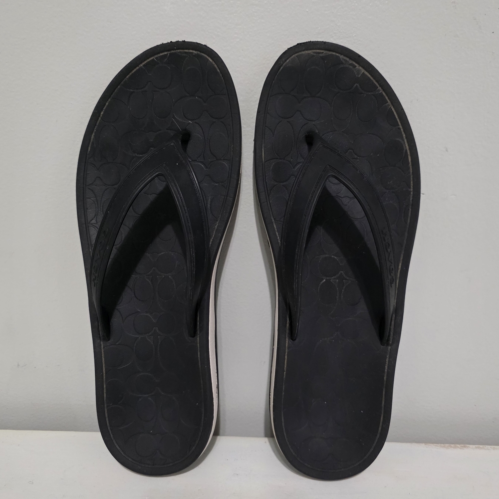 Black Flip Flops